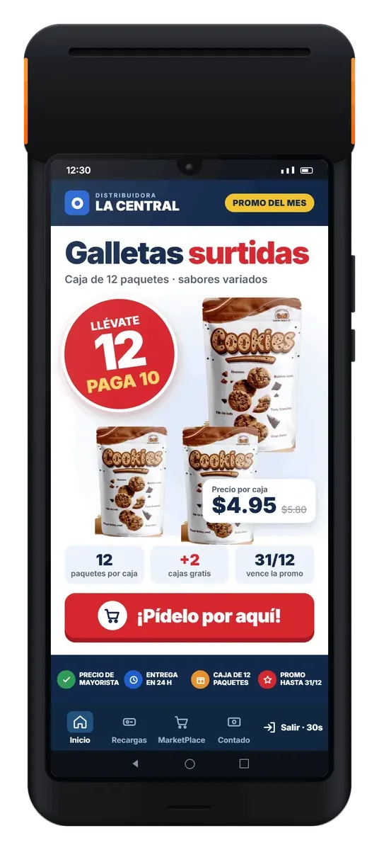 AirTime en el POS Flux